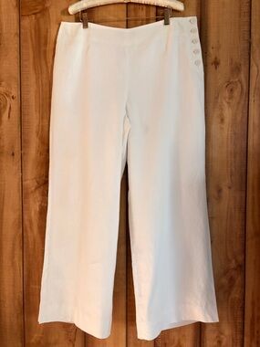 linen wide leg fully lined Sailor Pants